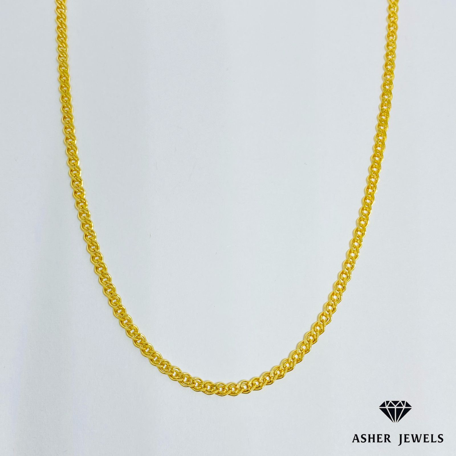 Double Curb Chain 16"